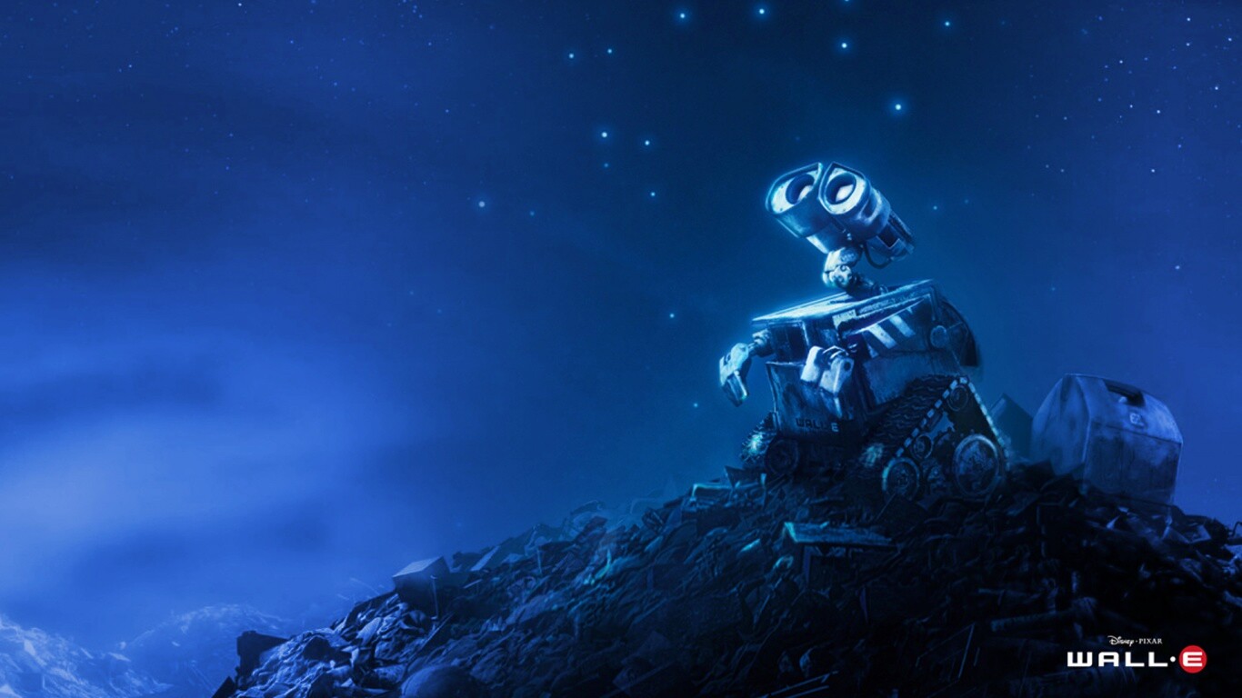 Валли и звезды обои