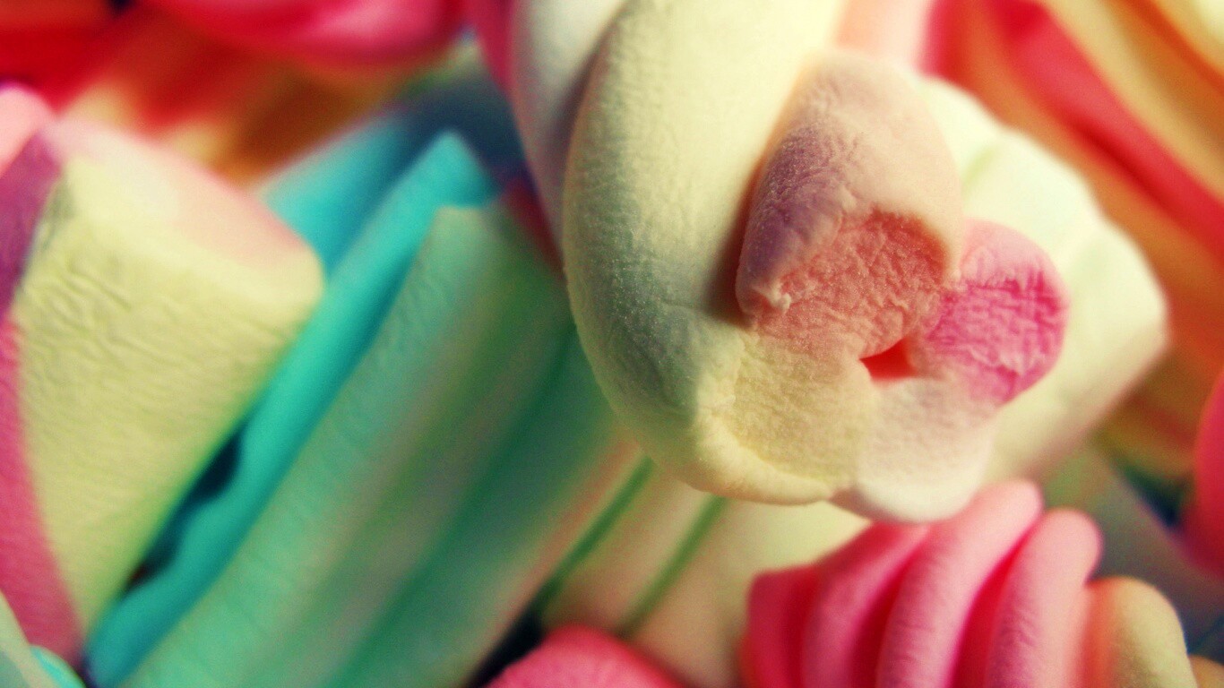 Кручёный зефир обои