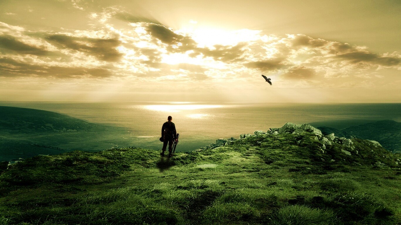 Солдат на краю света обои