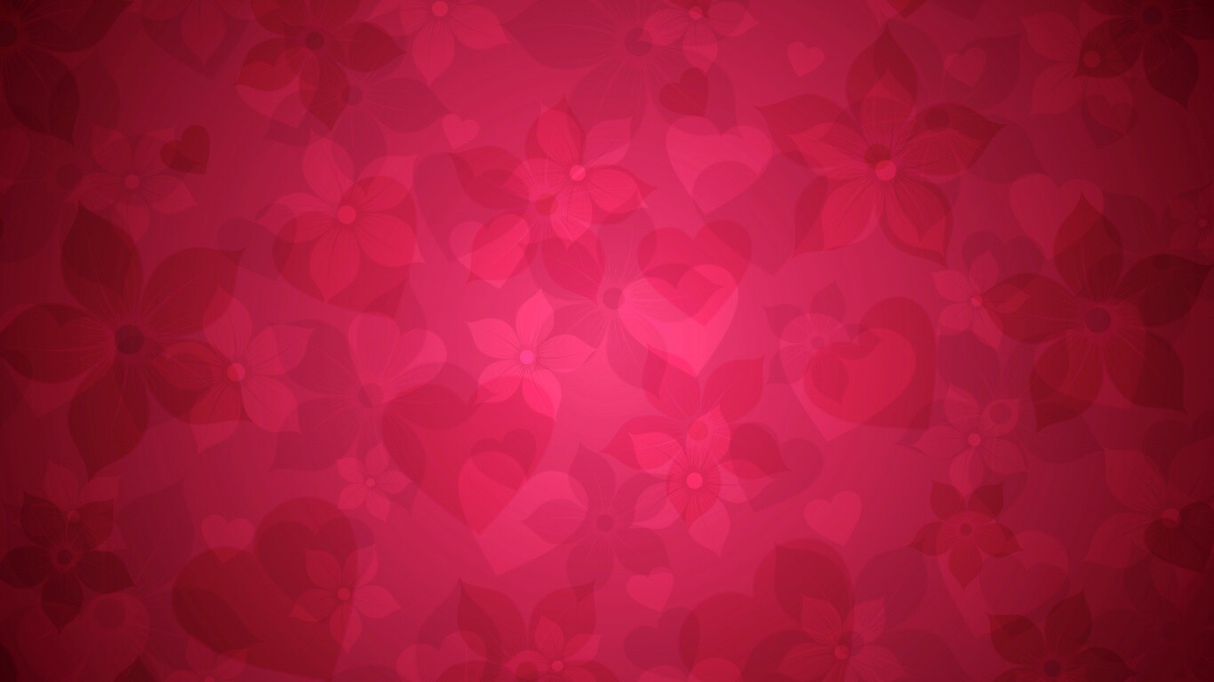 Розовый цветочный фон обои