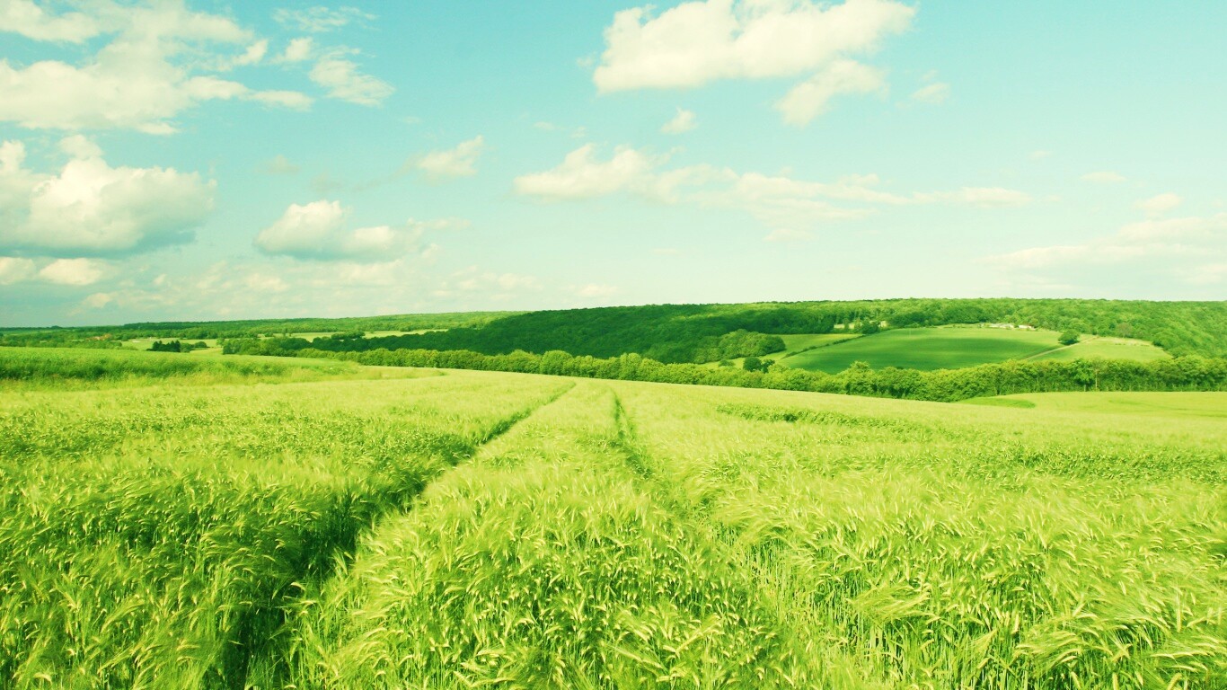 Бескрайние просторы обои