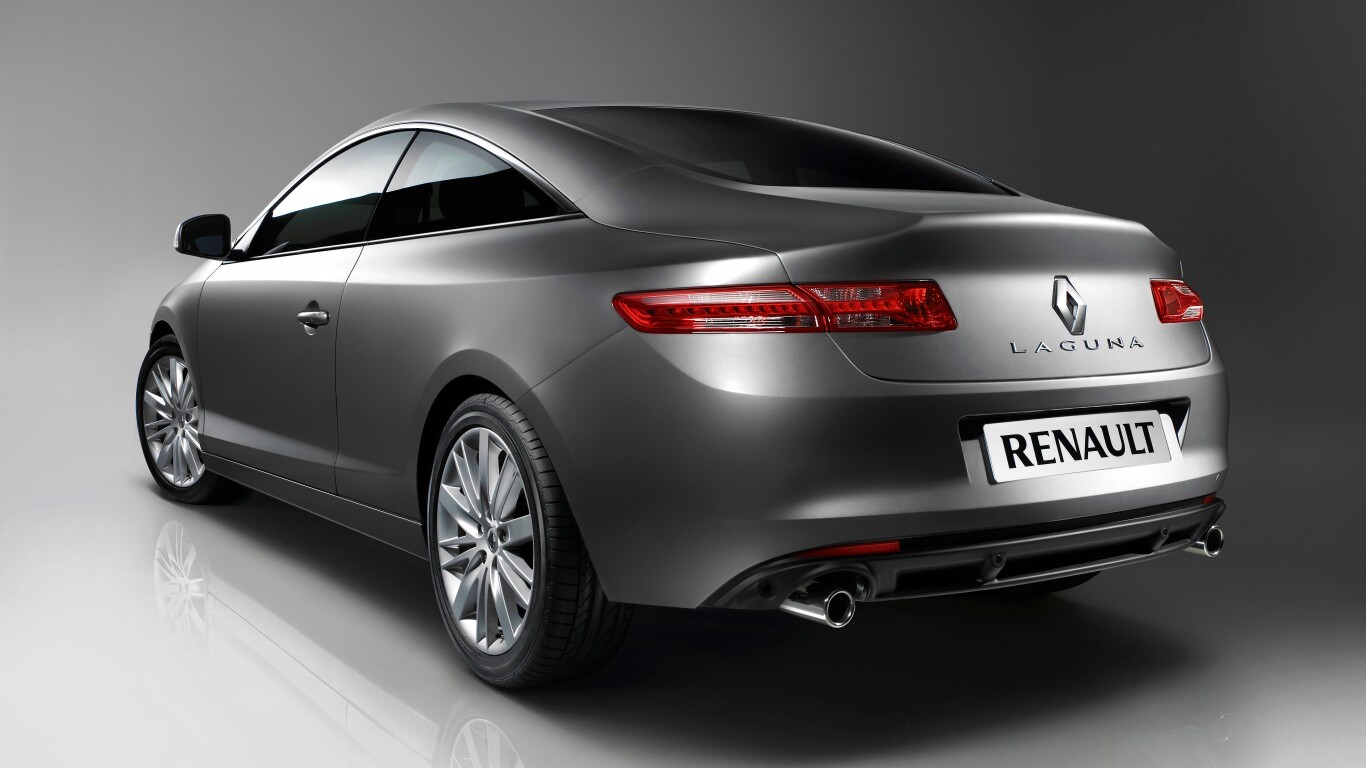 Рено Лагуна: вид сзади обои