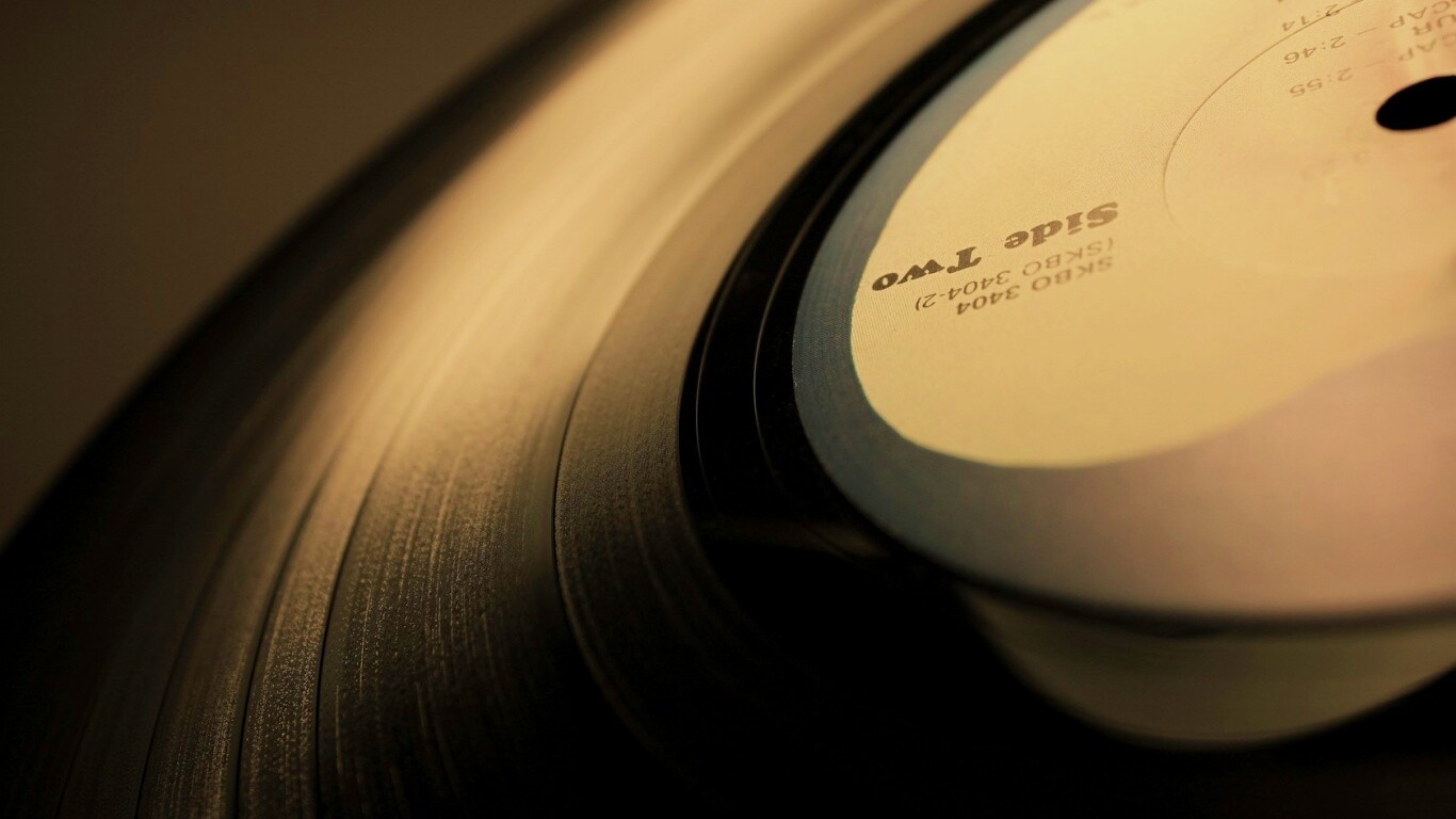 Виниловая пластинка обои