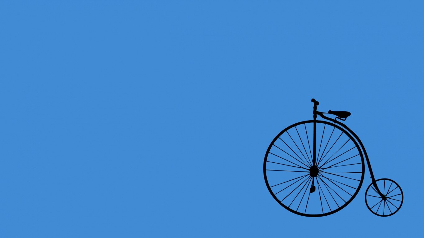 Цирковой велосипед обои