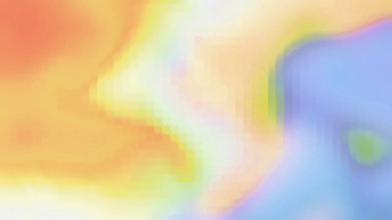 Цветные переливы в квадратах обои