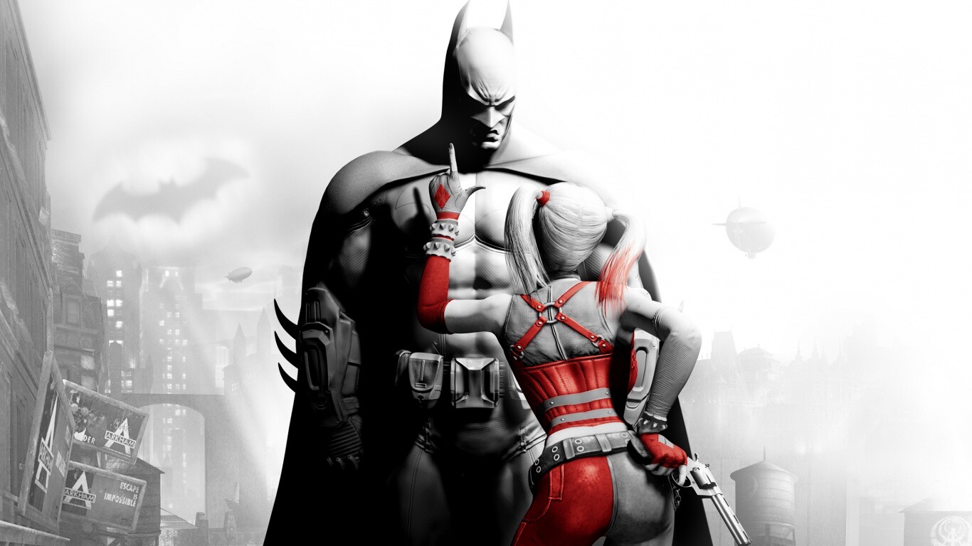 Бэтман и Харли Куин обои