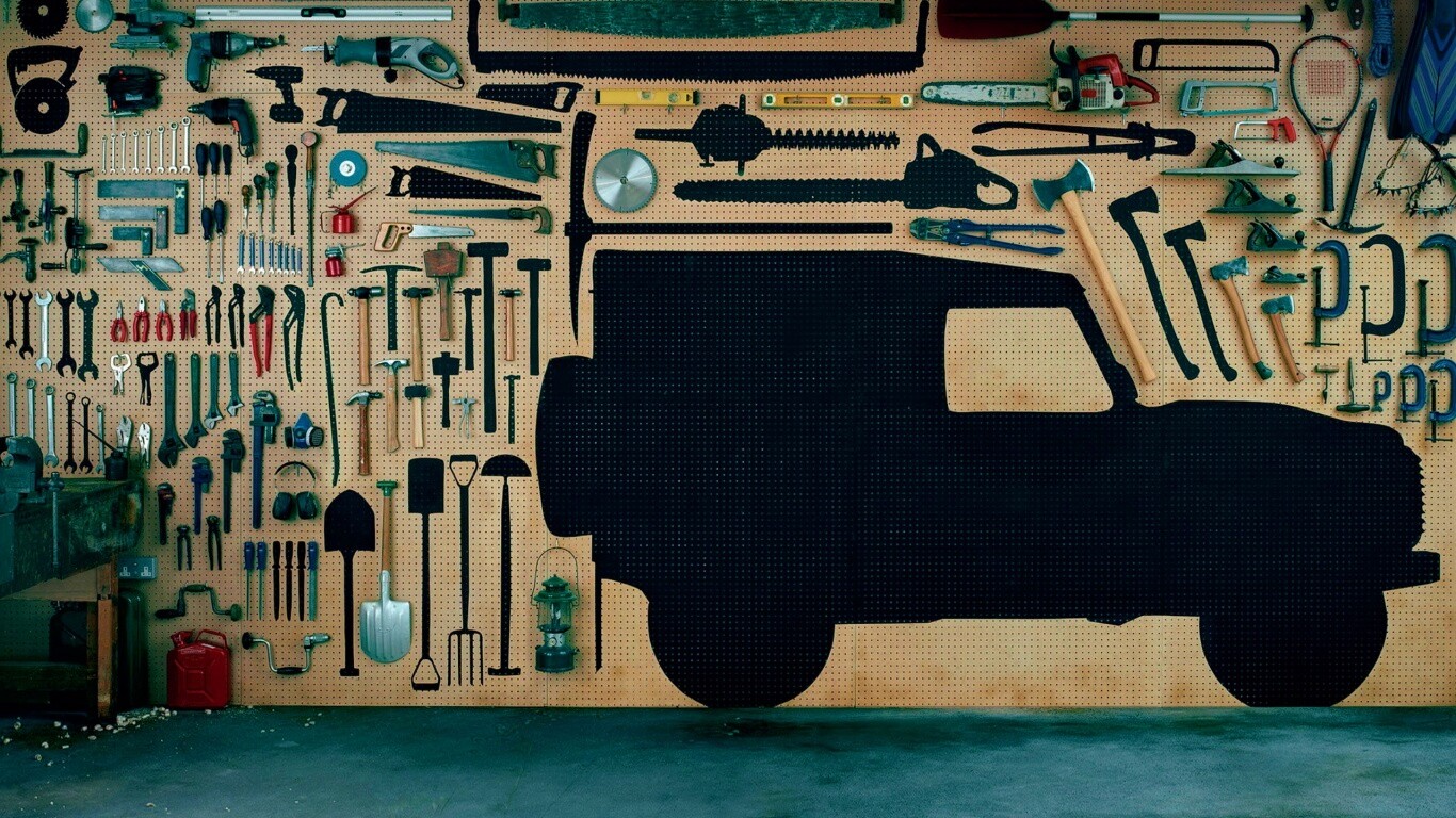 Типичный гараж обои