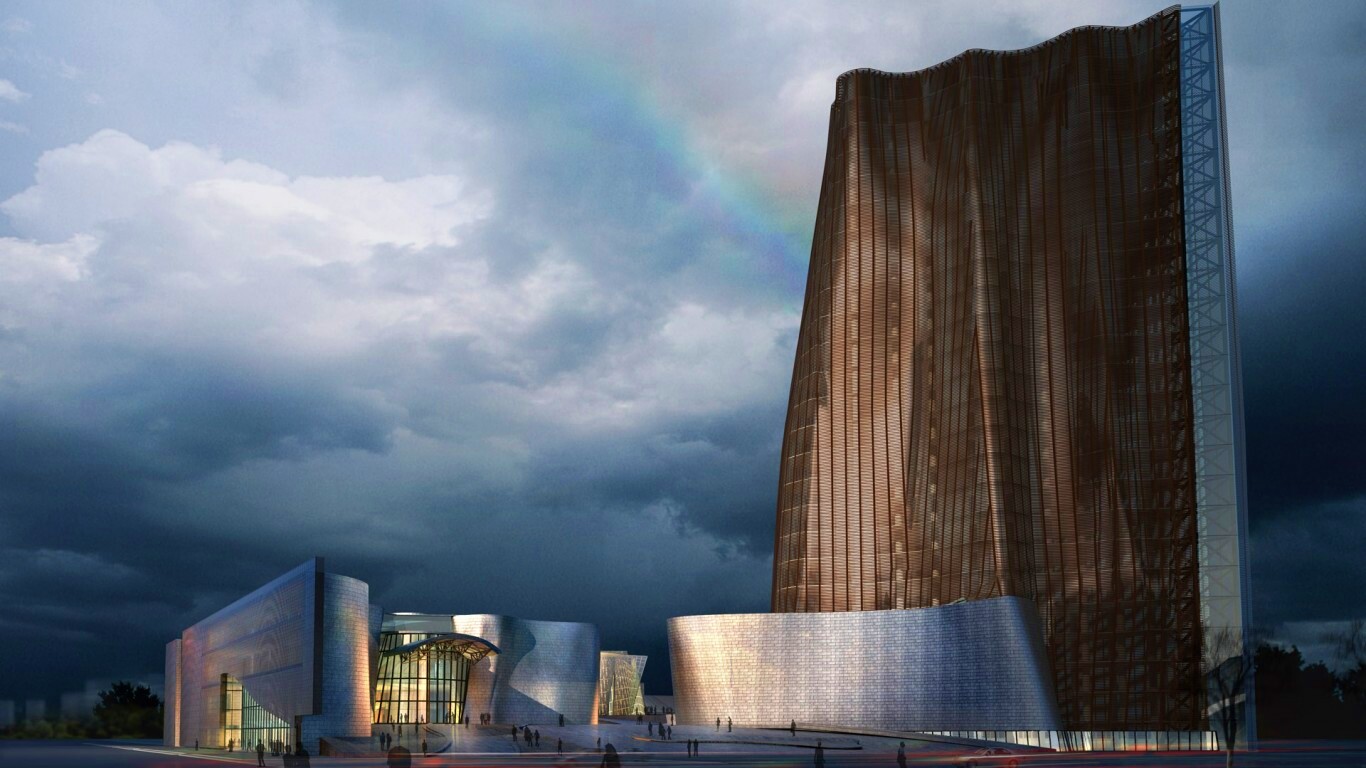 Здание обои