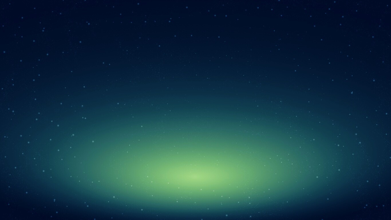 Свечение в ночном небе обои