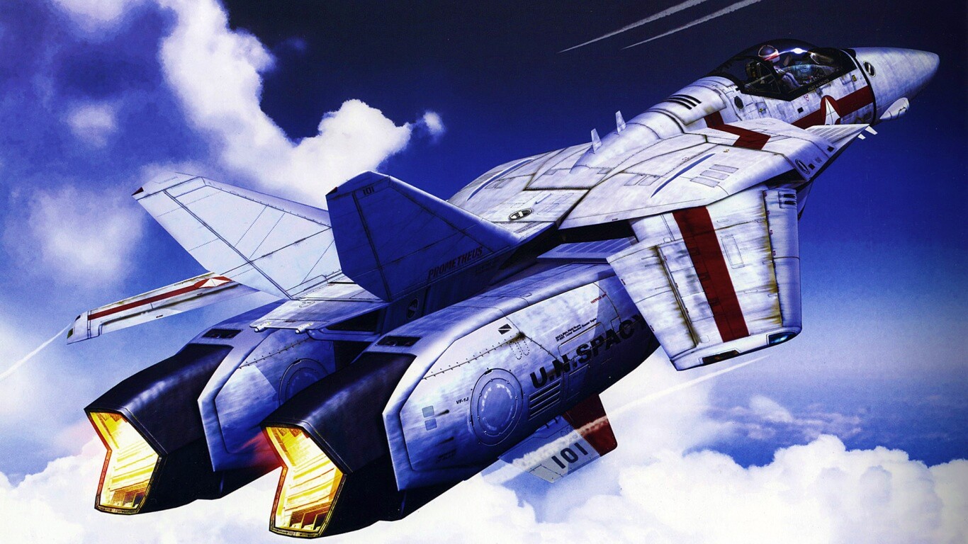 Реактивный самолёт будущего обои