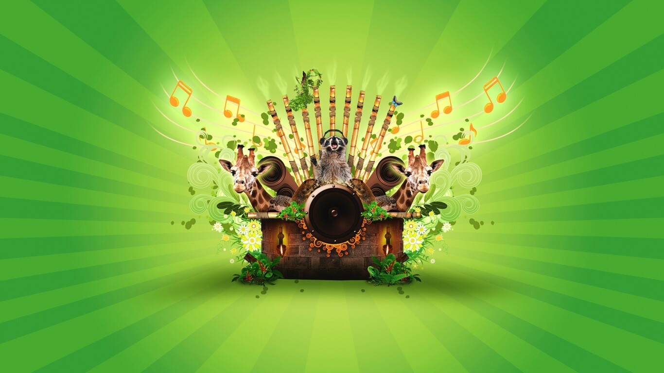 Музыка джунглей обои