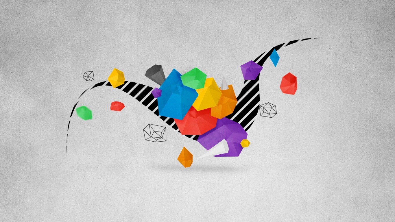 Полет абстрактной фантазии обои