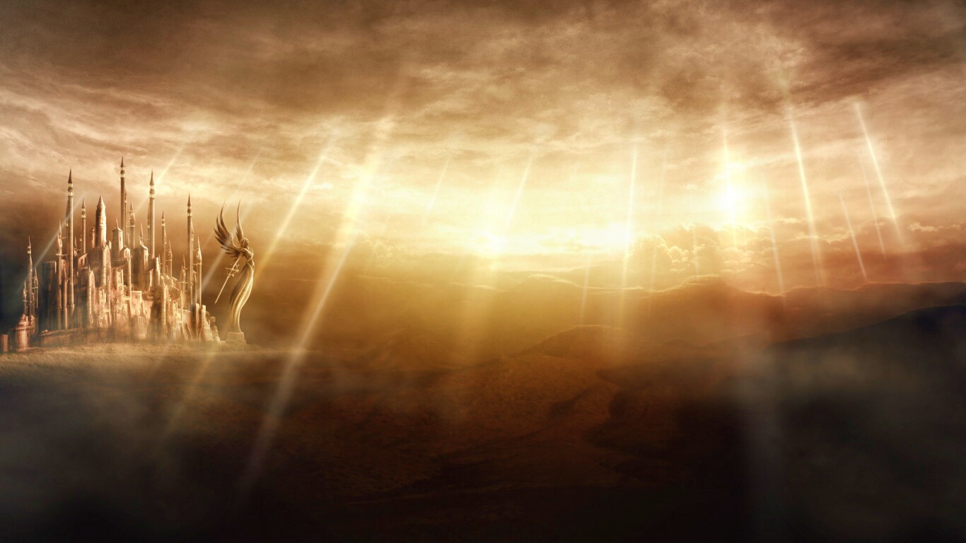 Замок из шестых Героев обои