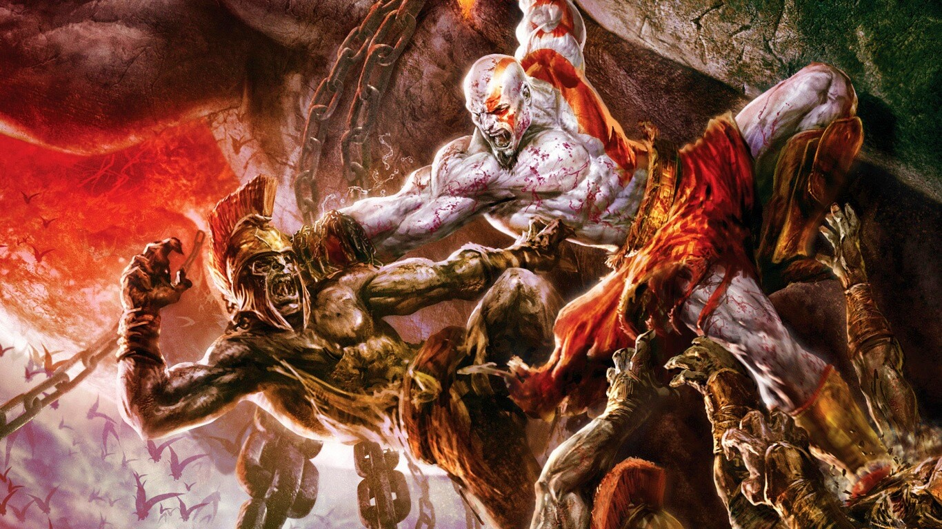 Бог войны обои