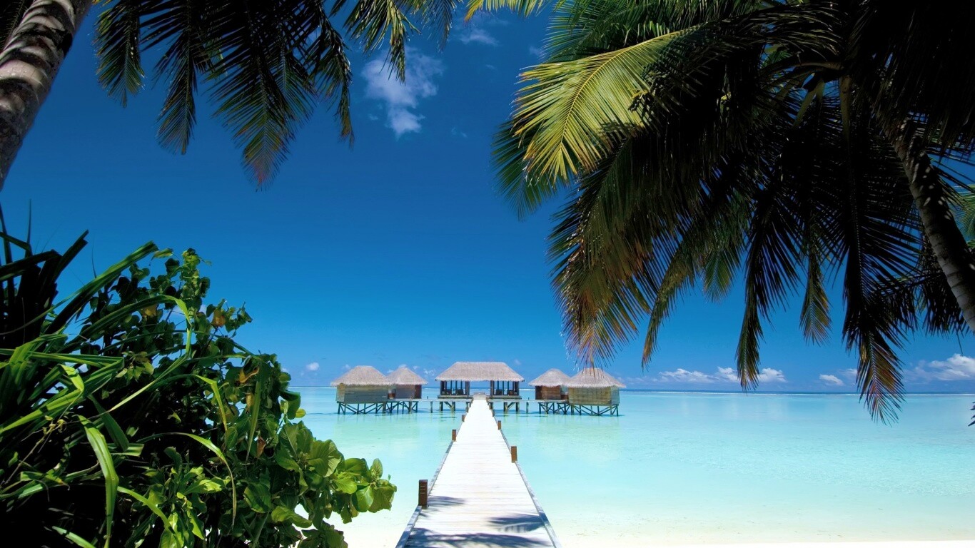 Солнечные мальдивы обои