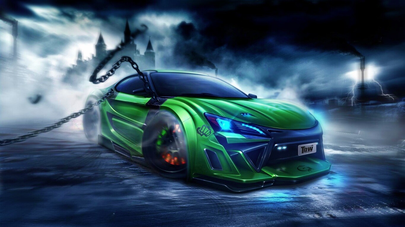 Дикое авто обои