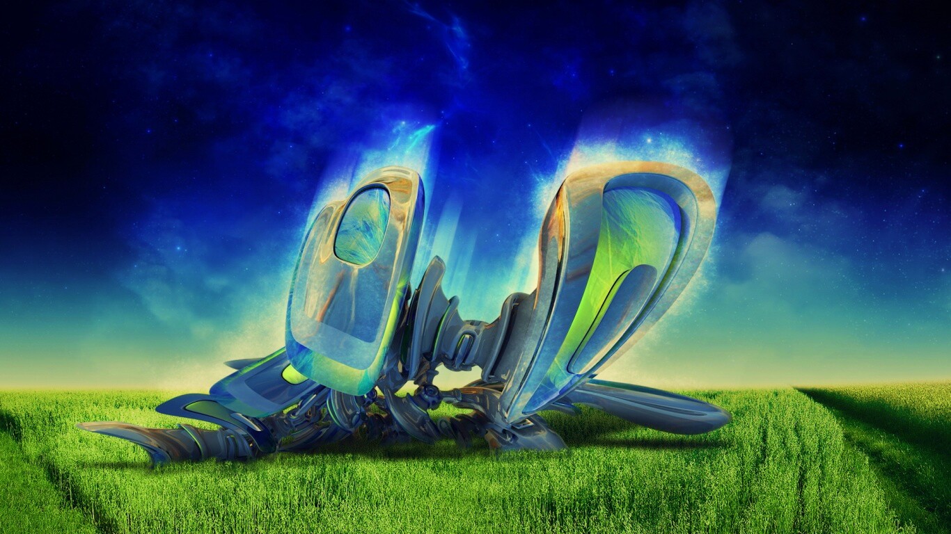 Нечто в поле обои