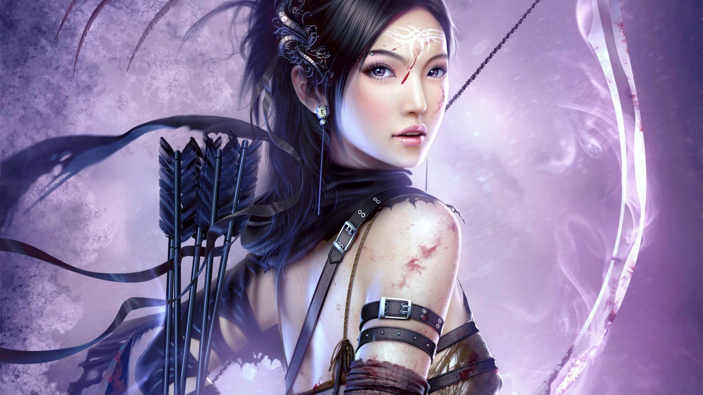 Лучница обои