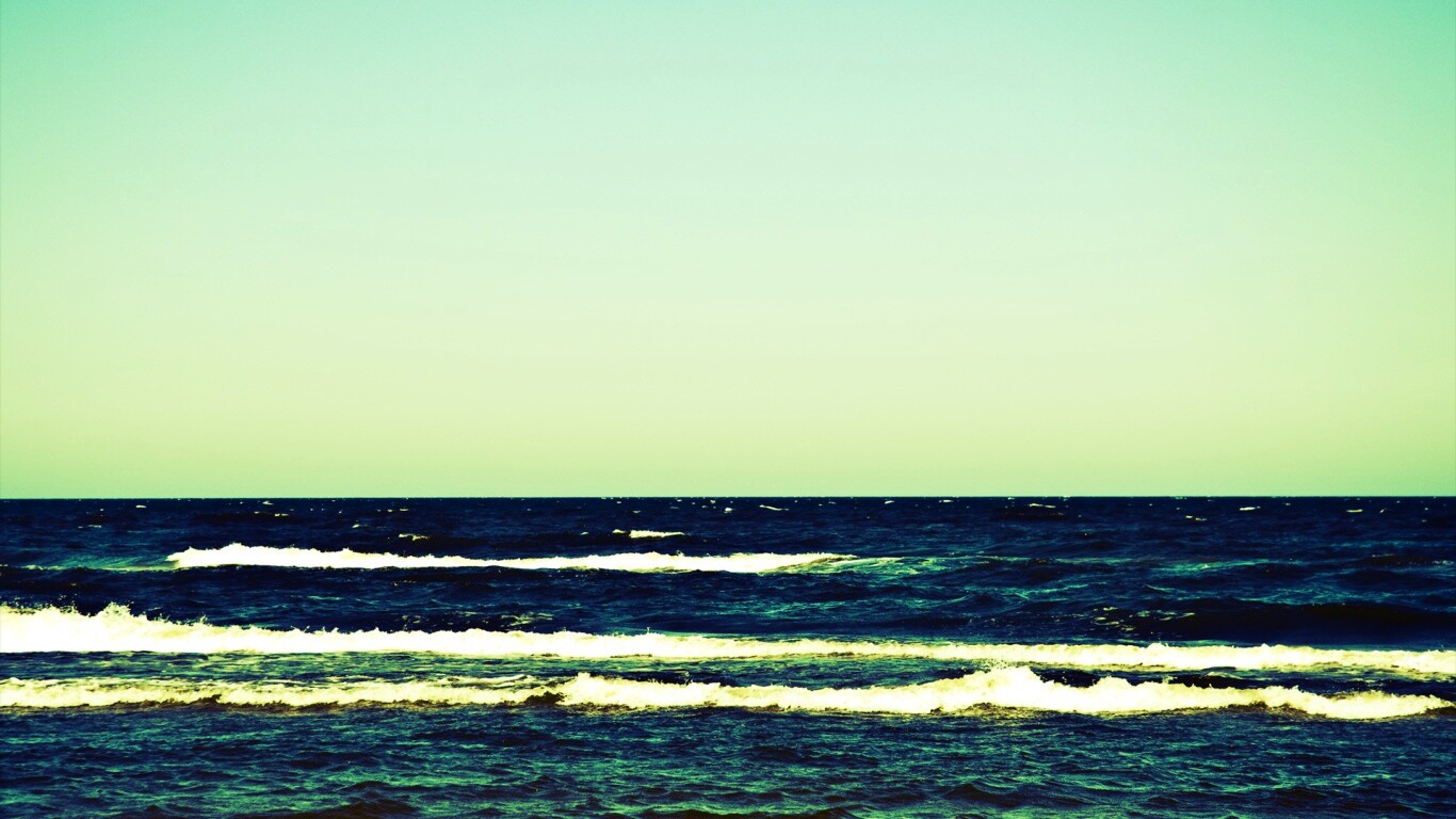 Морская линия обои