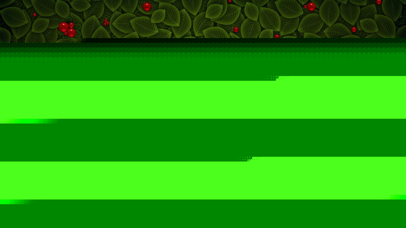 Векторные листья с ягодами обои