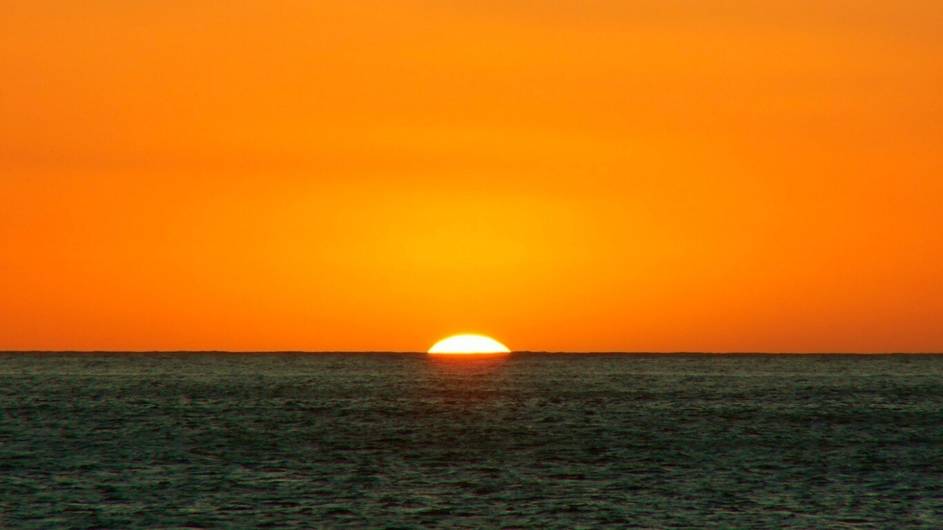 Идеальный закат обои