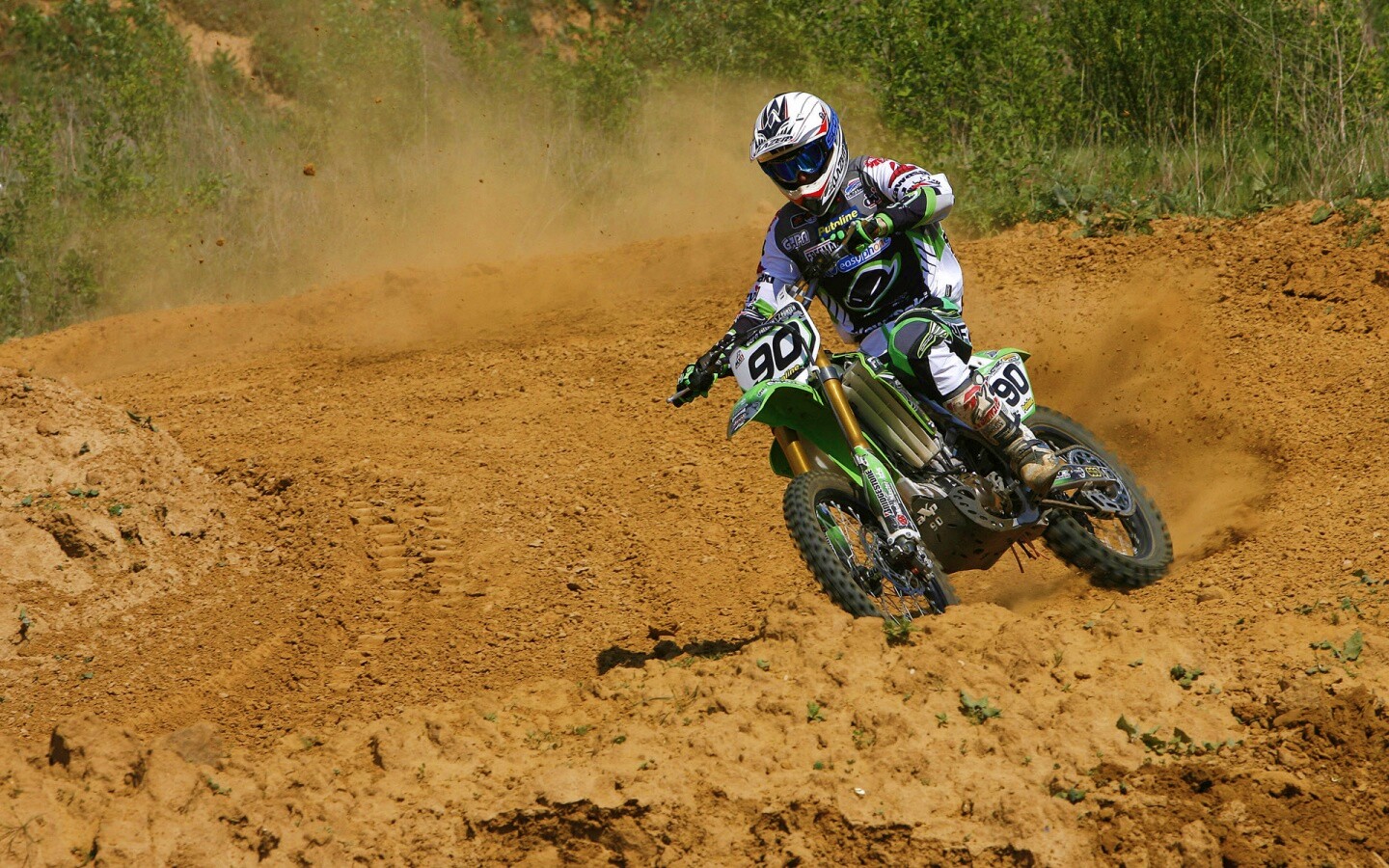 На мототреке обои