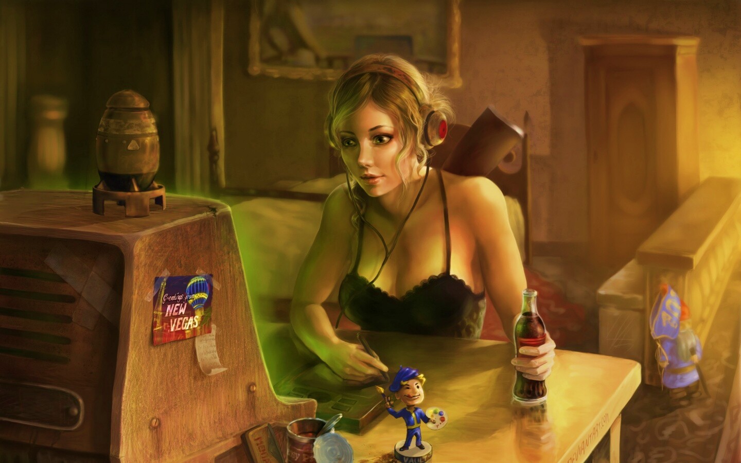 Девушка Одинокий странник обои