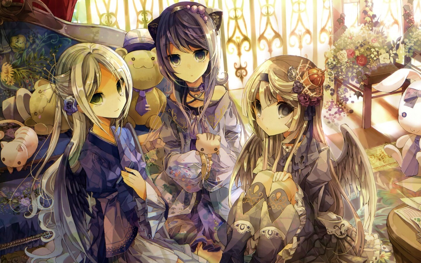 Три лоли обои