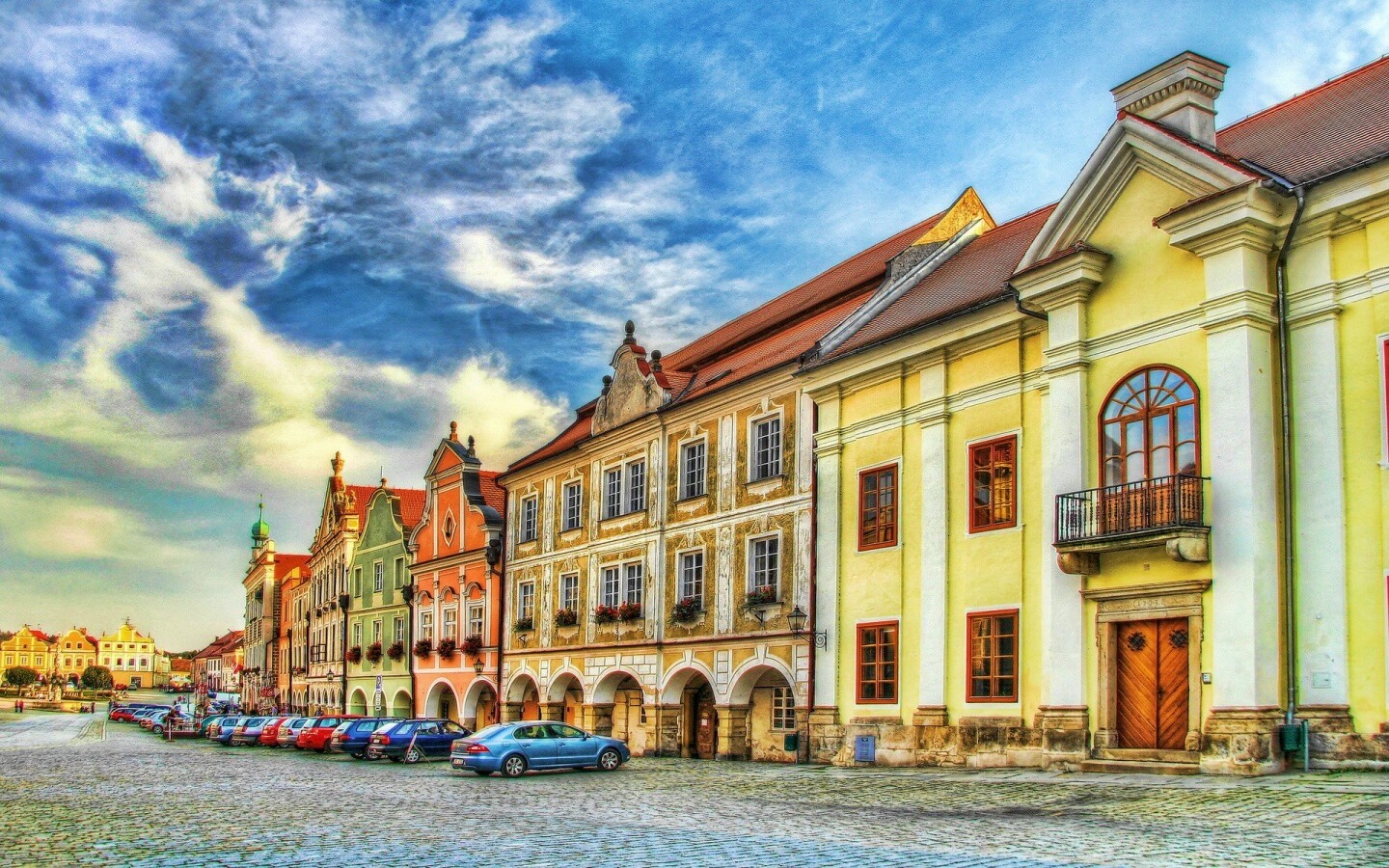 Домики в Чехии обои