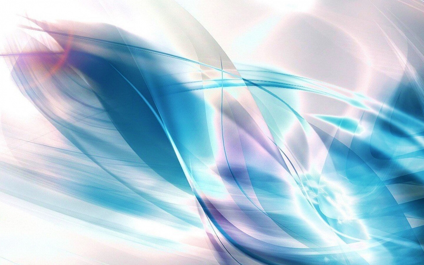 Светящиеся полупрозрачные волны обои