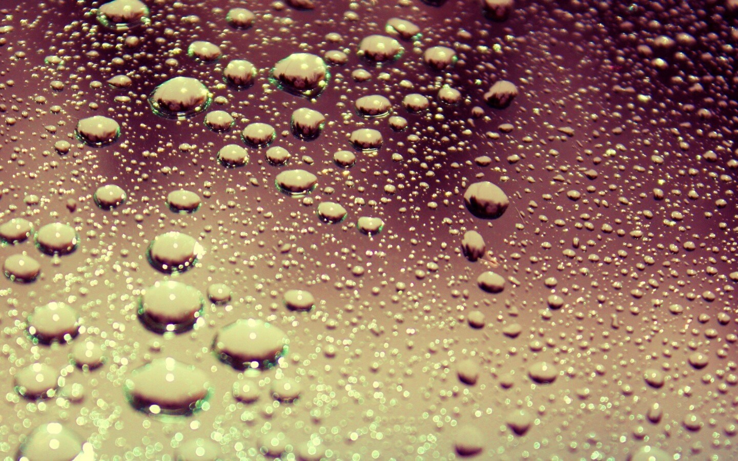 Капли воды на поверхности стекла обои