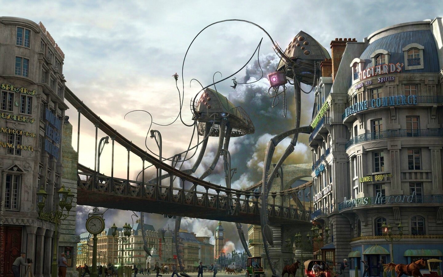 Война миров обои