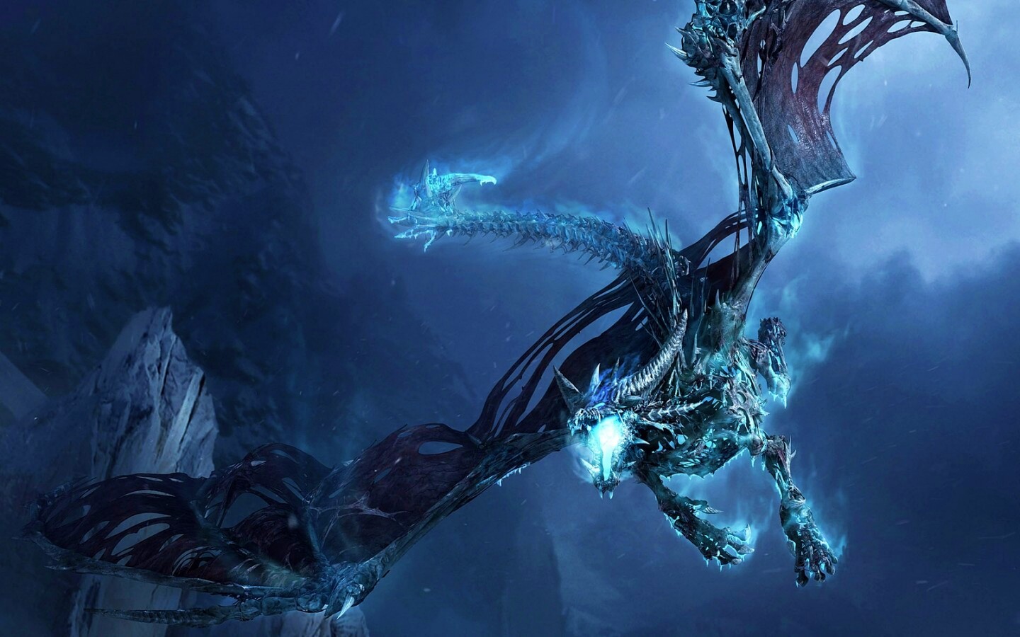 Ледяной дракон обои