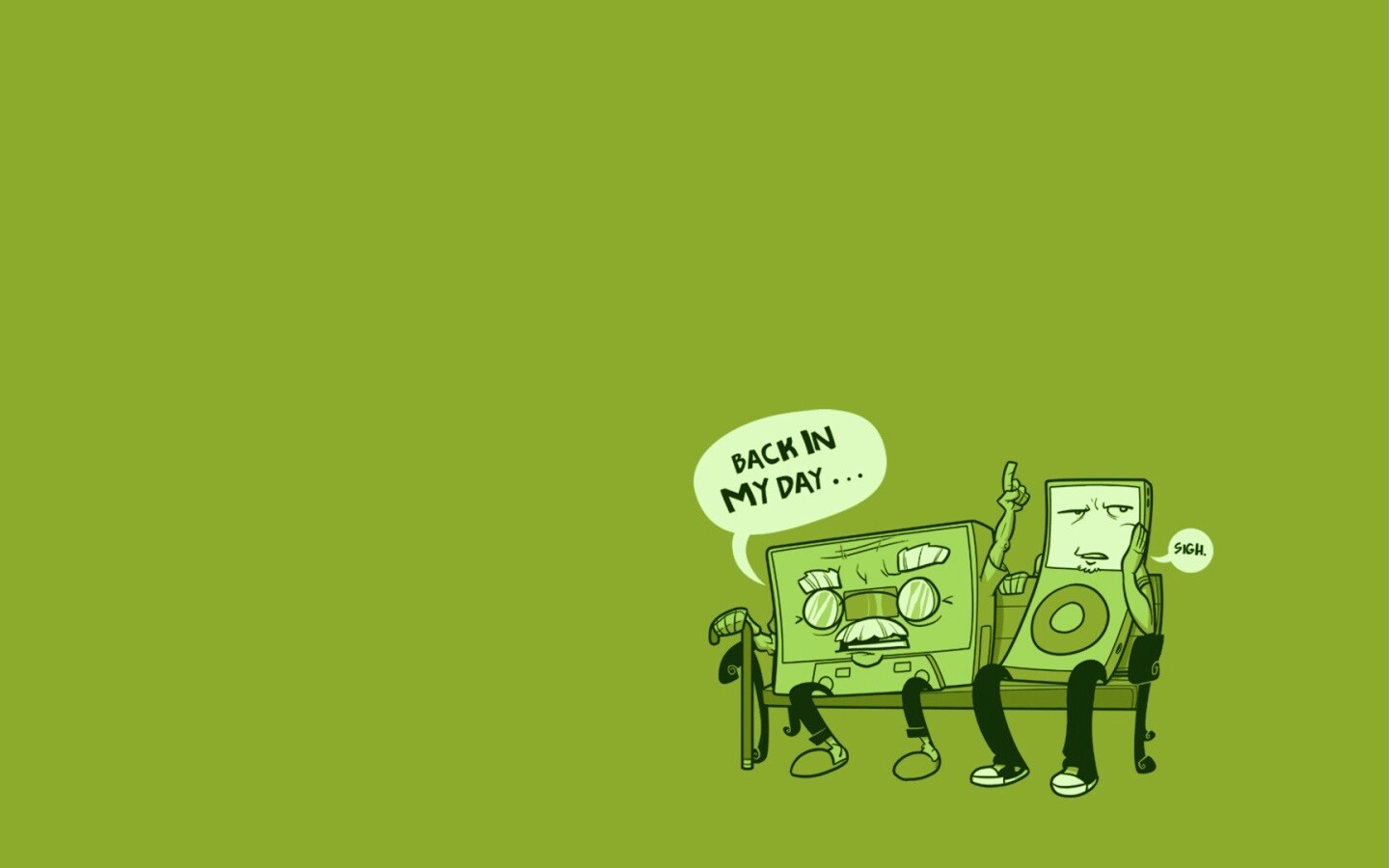 А вот в мои дни... обои