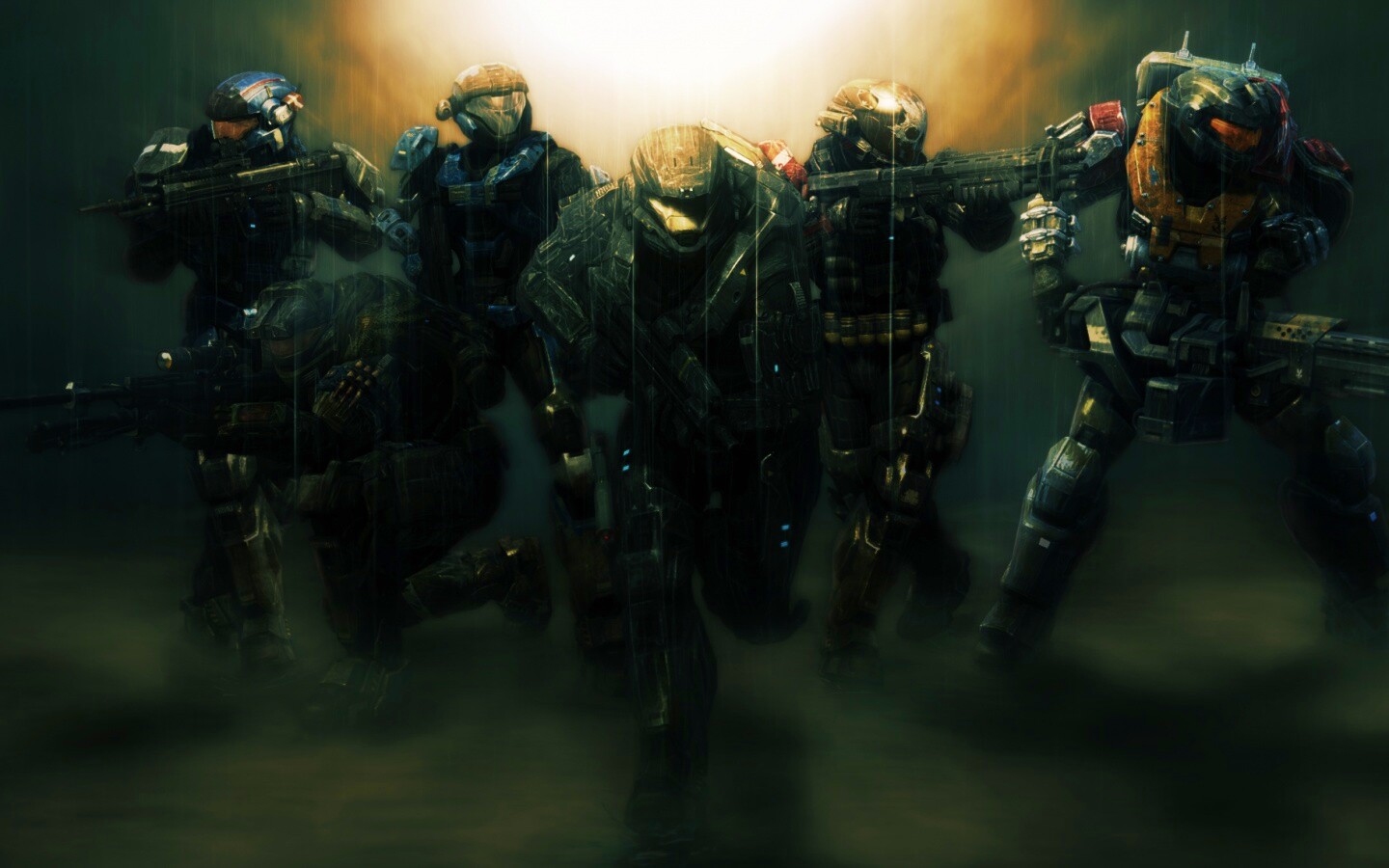 Отряд Halo обои