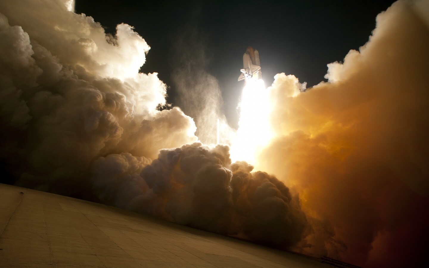 Взлет шатла обои