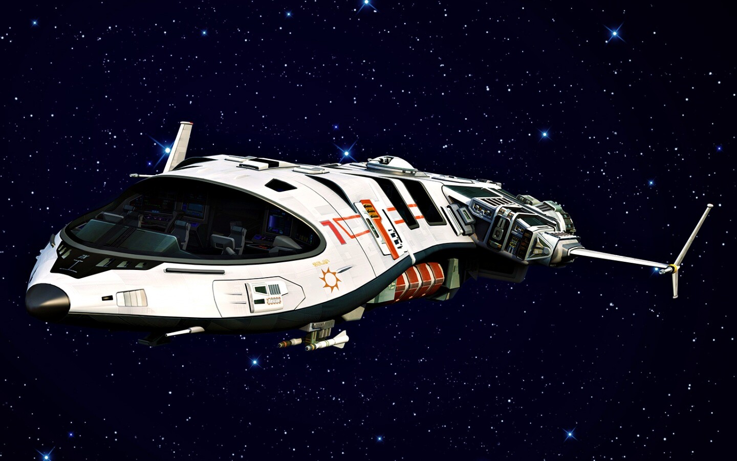Космический корабль обои