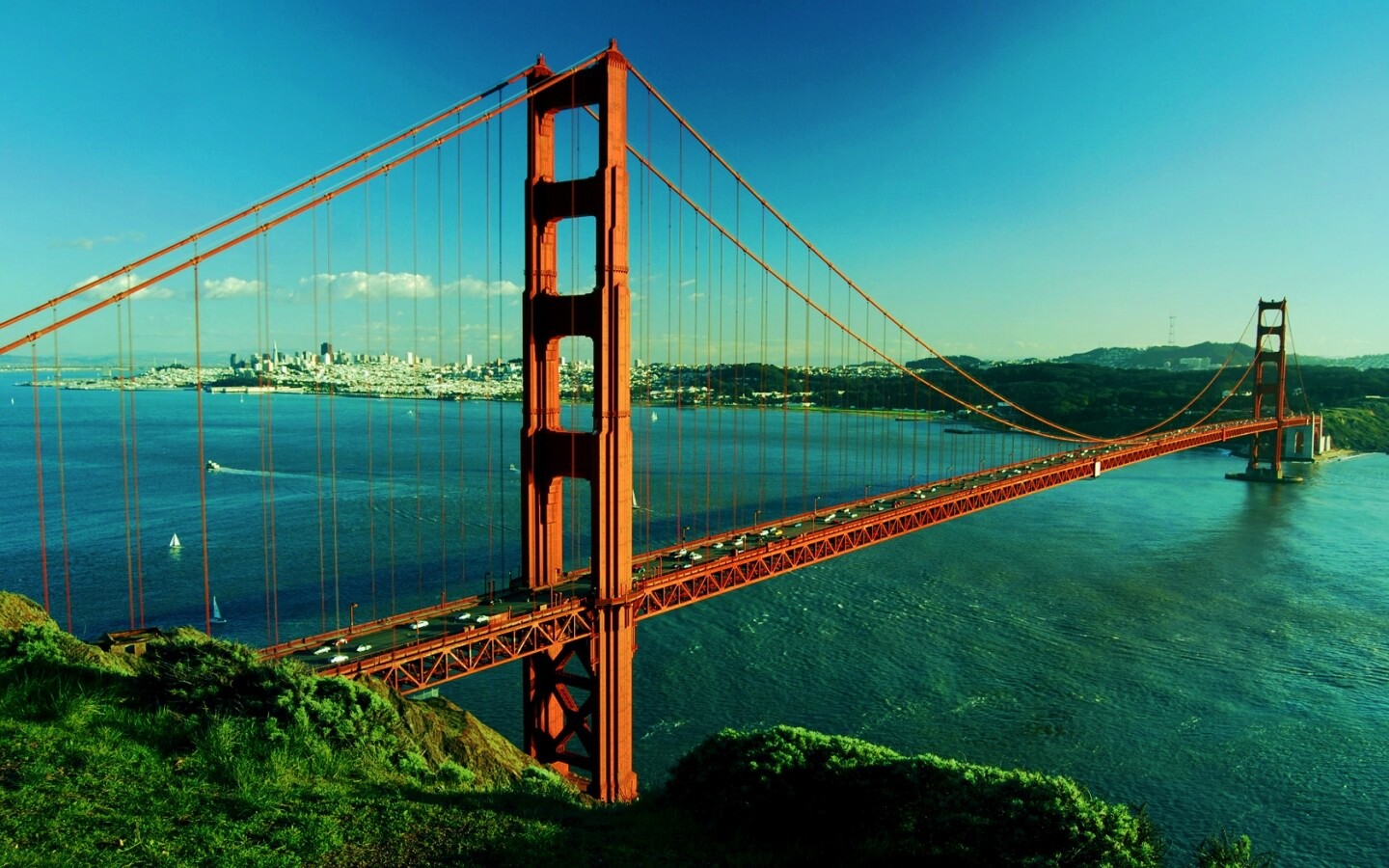 Мост Золотые Ворота обои