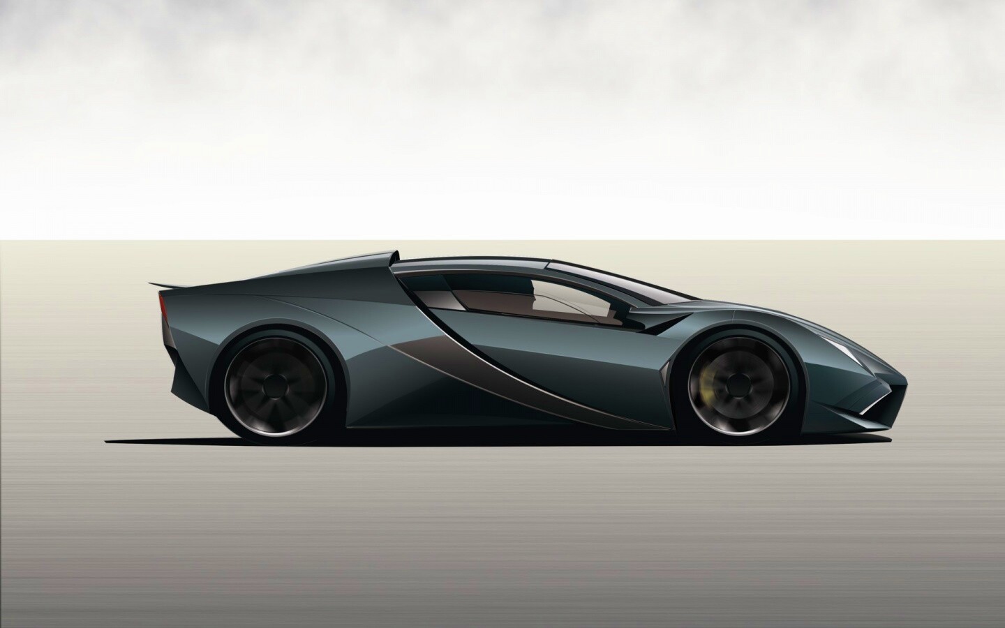 Скетч lamborghini  обои