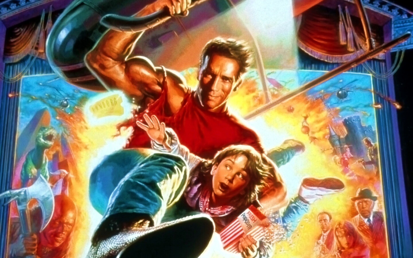 Последний герой боевика обои