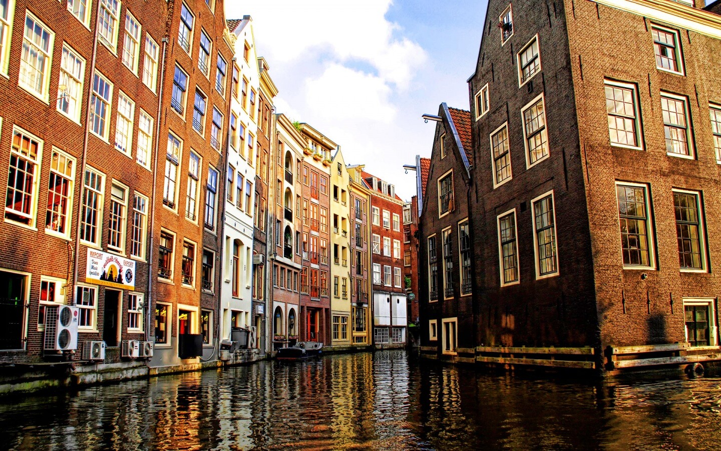 Венецианские каналы в Амстердаме обои