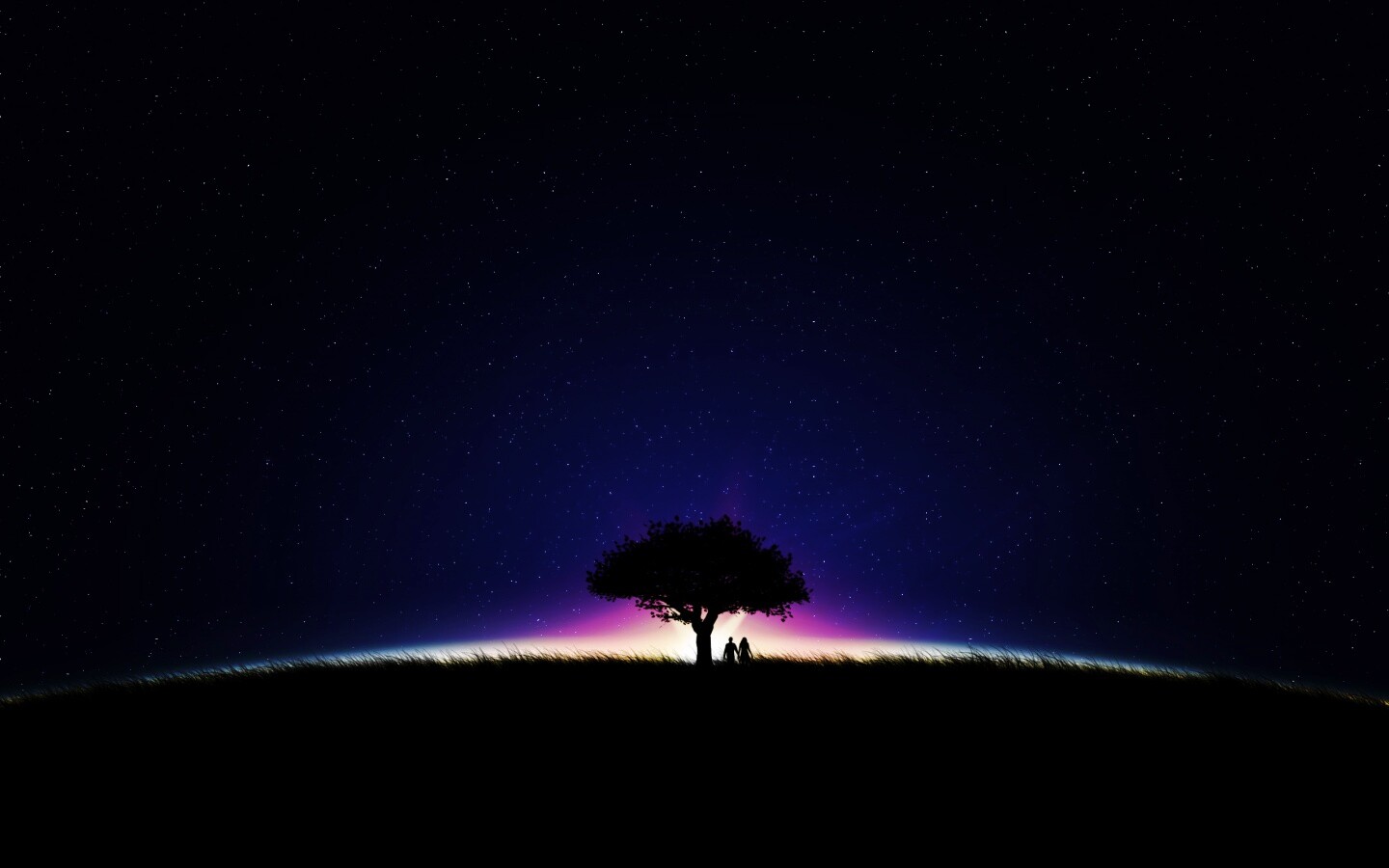 Звёздная ночь обои