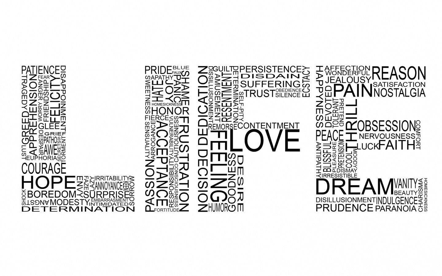 Жизнь в словах обои