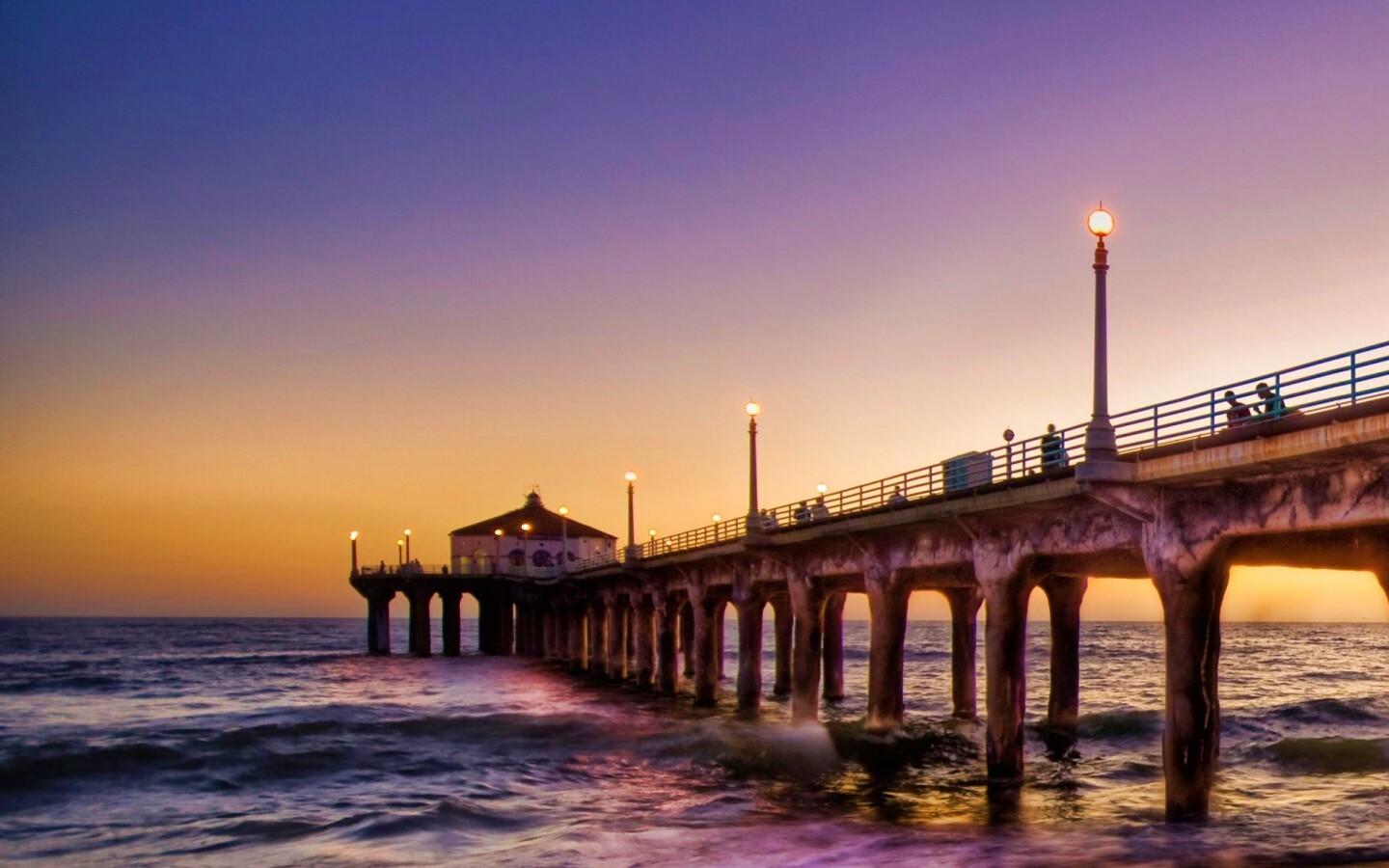 Пирс в Калифорнии обои