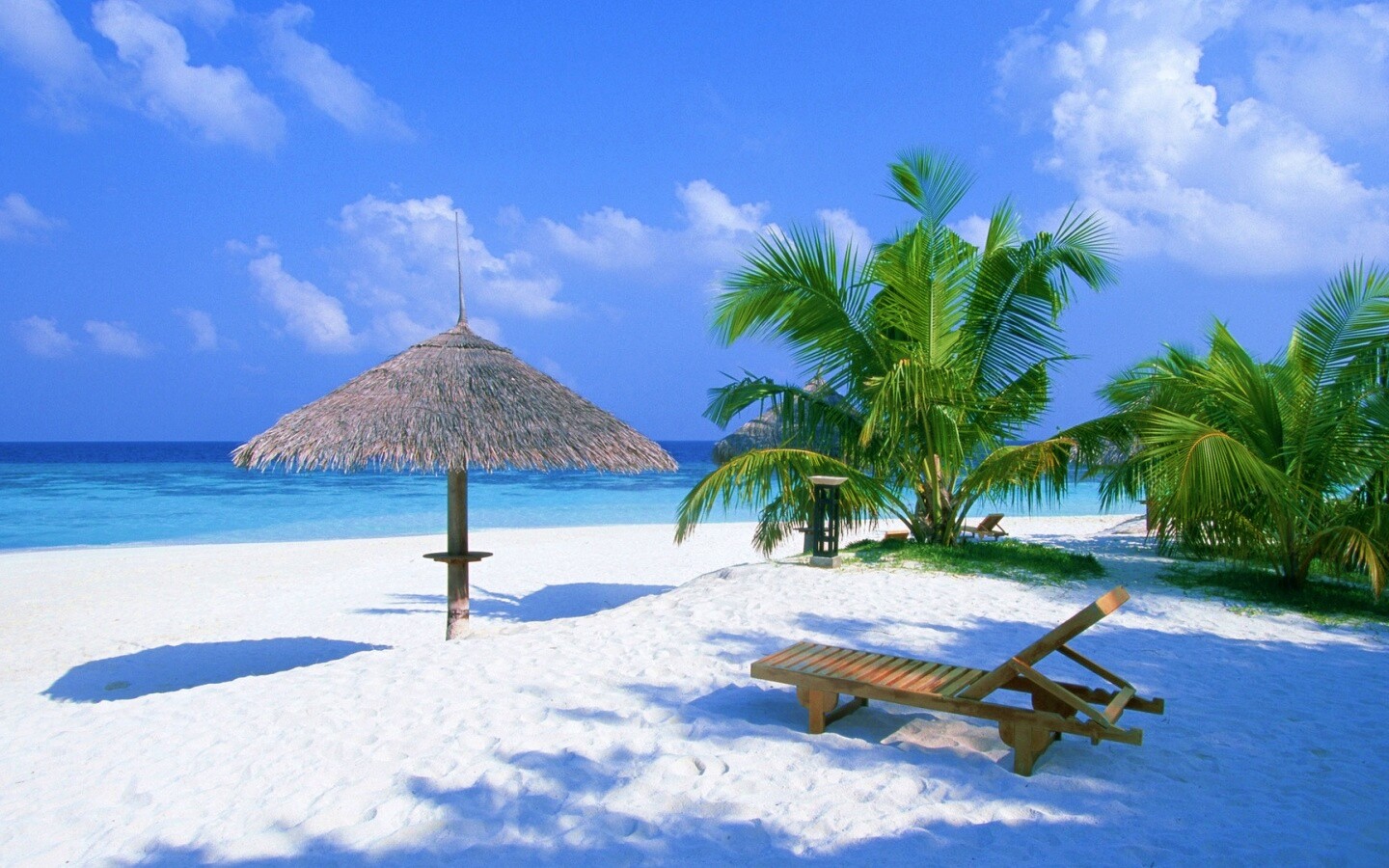 Рай на мальдивах обои