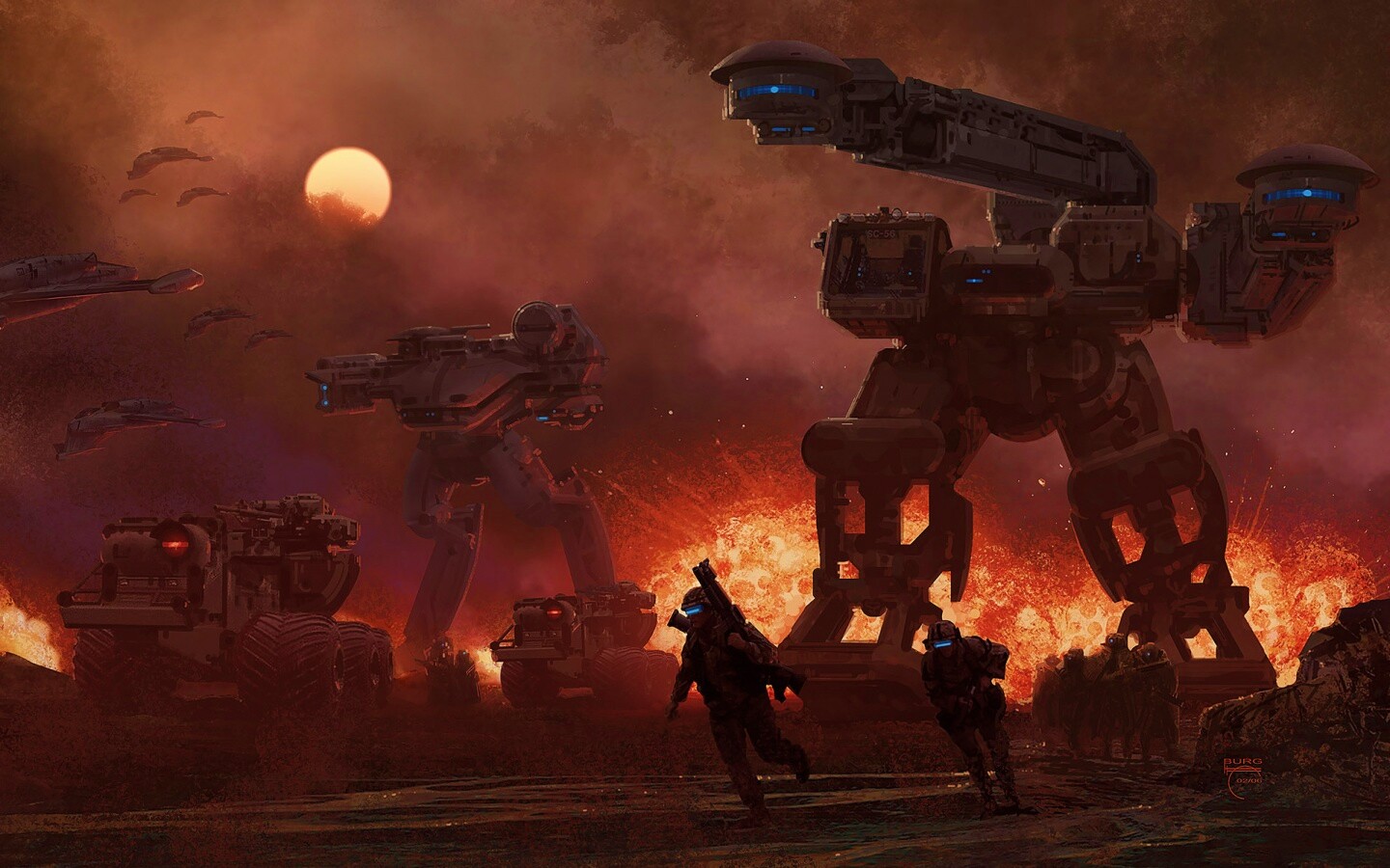 Война будущего обои