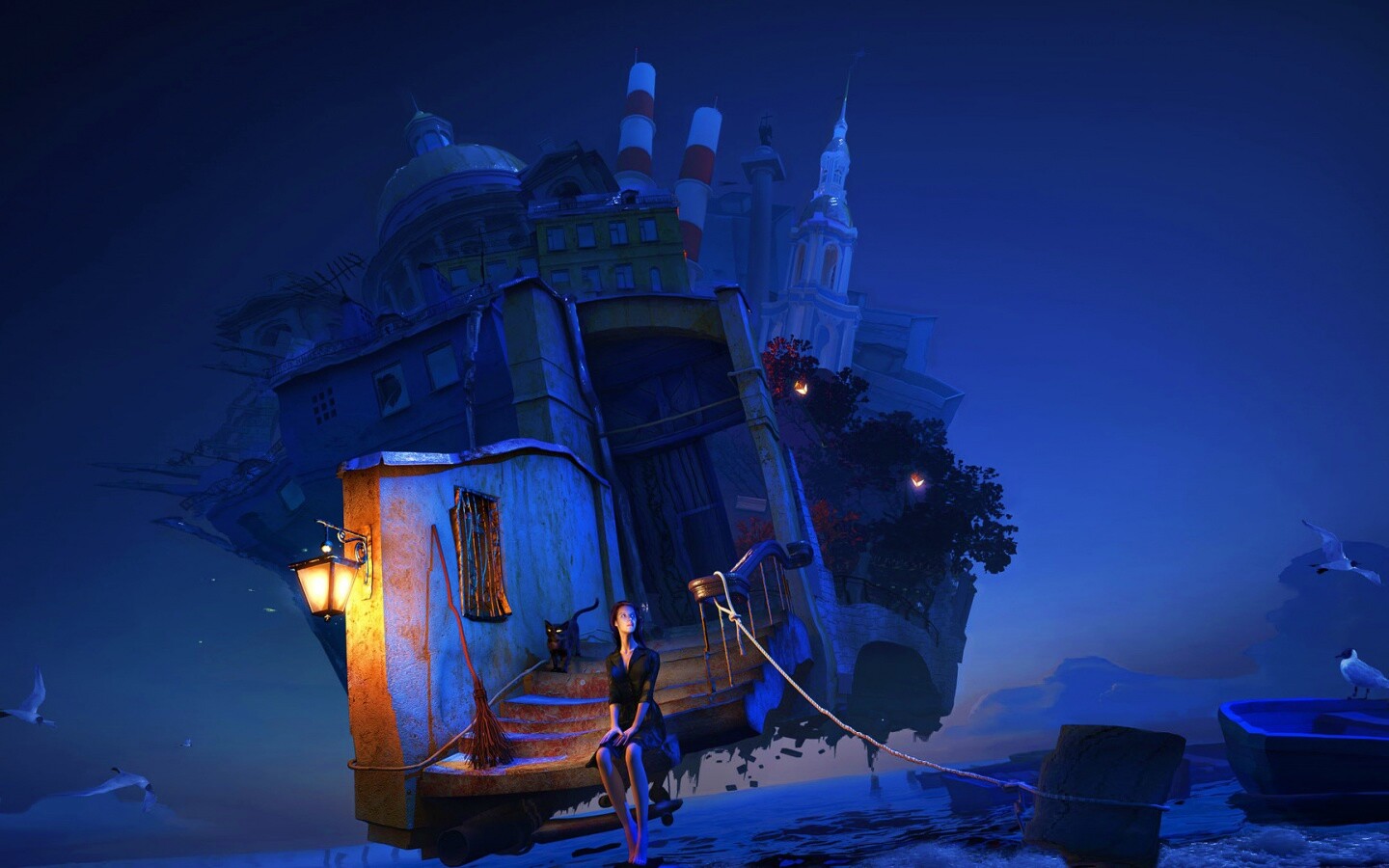 Мрачный Питер обои