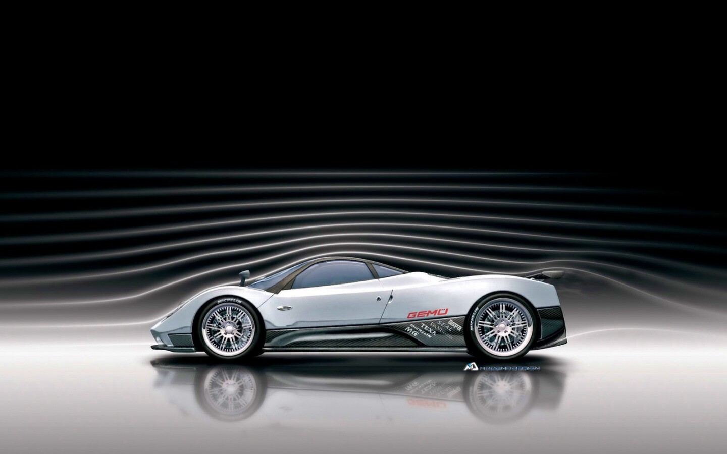 Аэродинамика Pagani Zonda обои