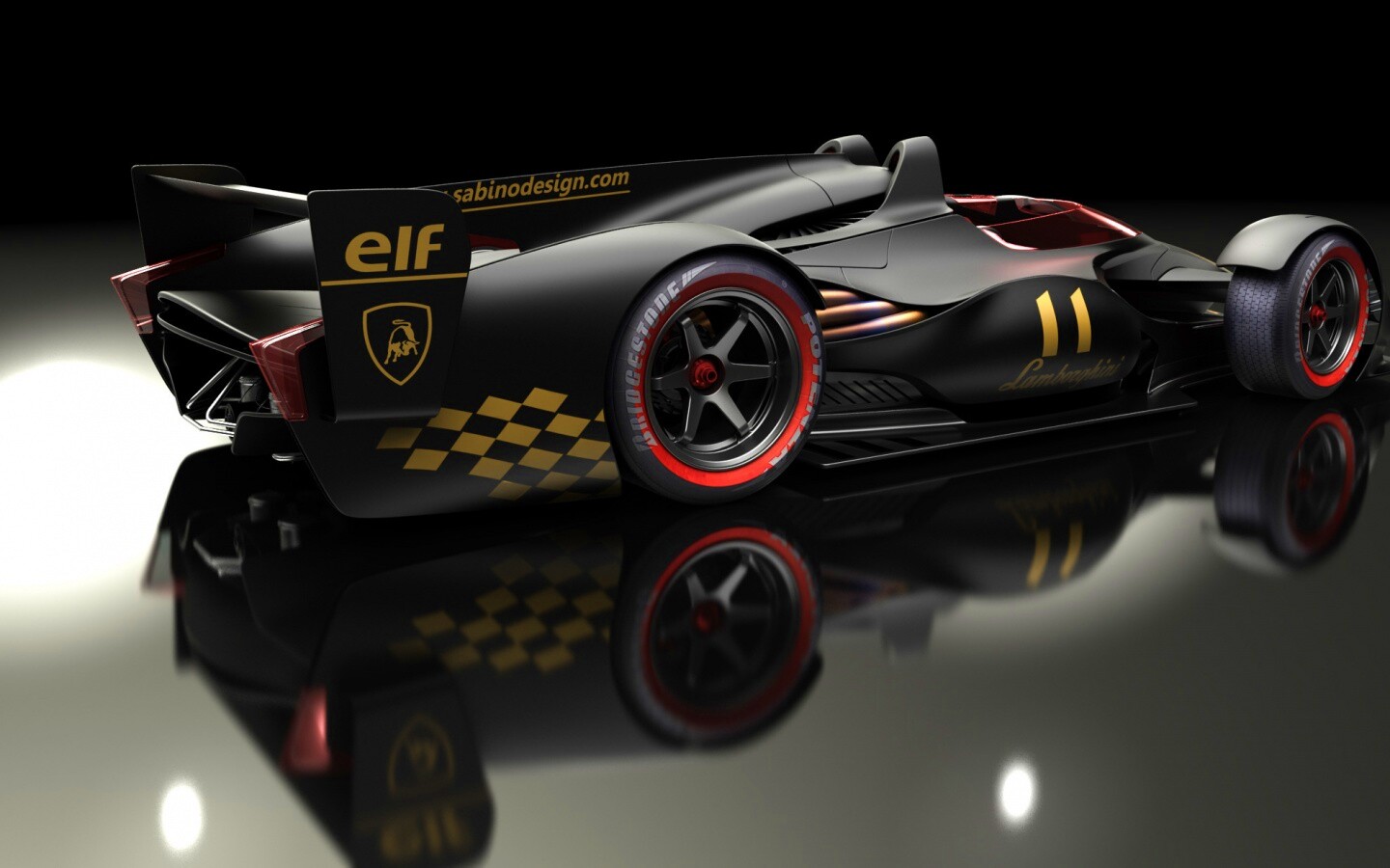 Болид Lamborghini обои