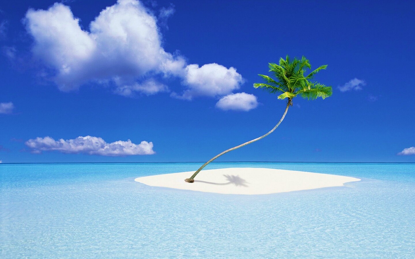 Идеальный пальмовый остров обои